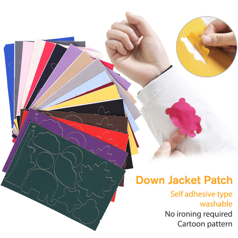 Graceful Down Jacket Patch Self-adhesive Patching Clothes Hole Free Seamless Repair