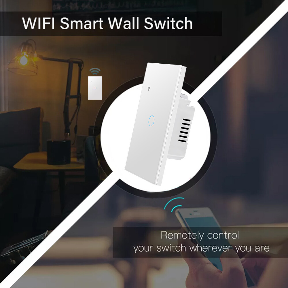 Tuya Công Tắc Bảng Thông Minh Công Tắc Thông Minh Wifi Phiên Bản Không Cháy Công Tắc Nhà Thông Minh Bảng Điều Khiển Từ Xa Tuya/Ứng Dụng Smart Life Hoạt Động Với Alexa Goo Gle Home