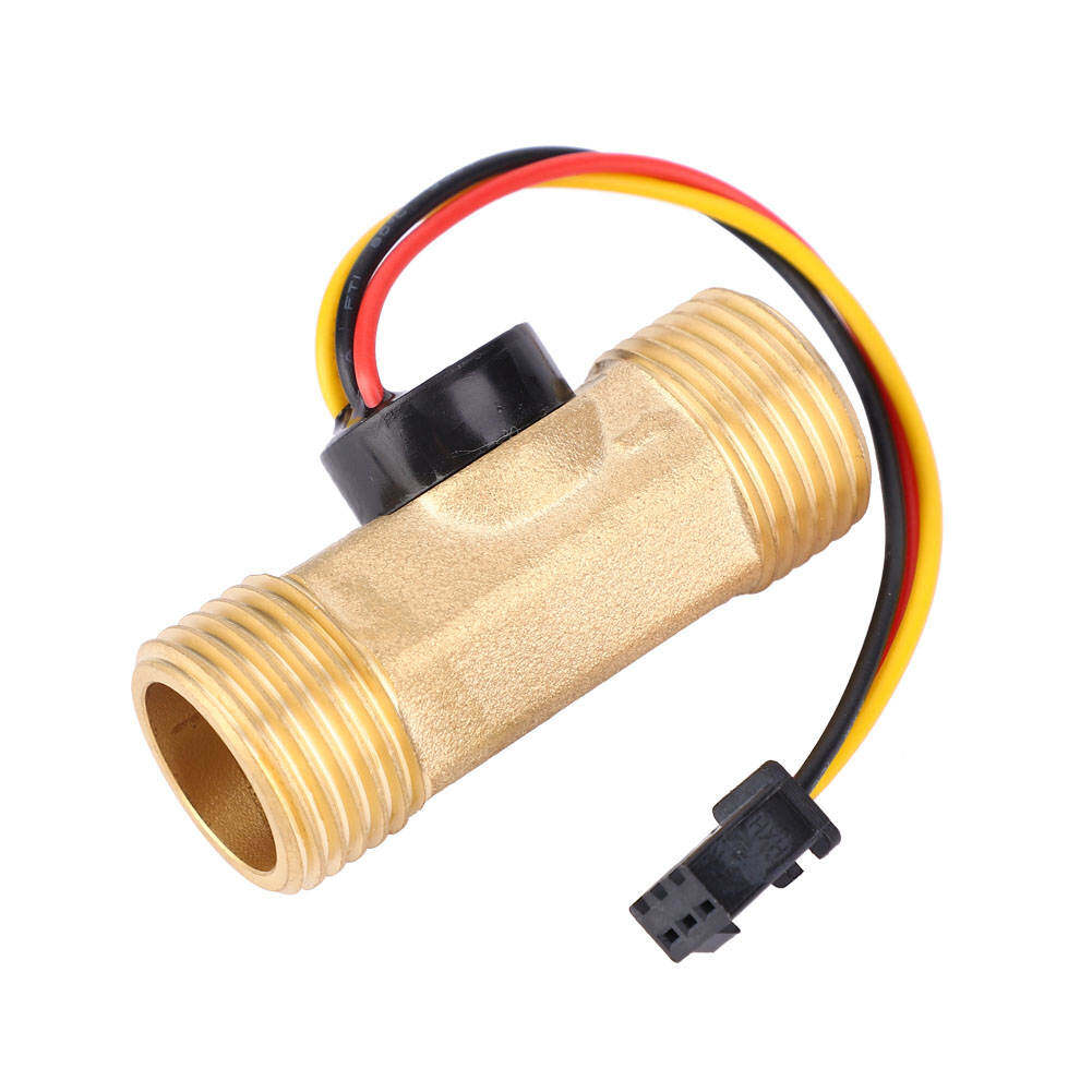 G1/2in Hall Effect Hall Water Flow Hall Sensor Sensor Switch Flow Rate Meter Male-Male Thread 1~30L/min Flow Sensor Gauge