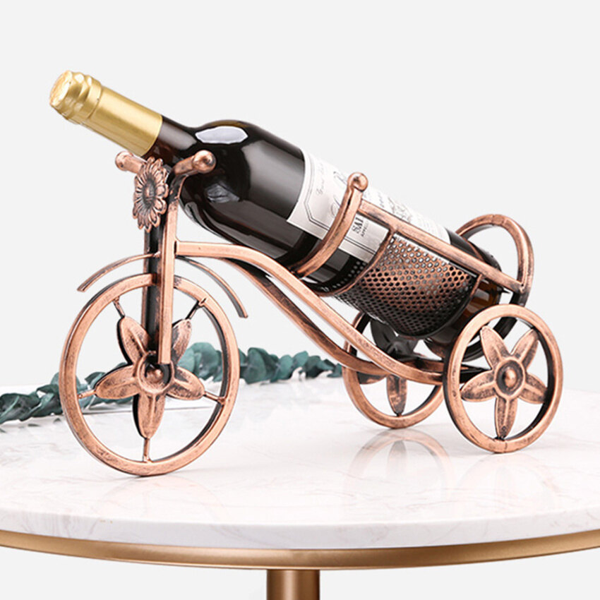 Carriage Wine Rack Decoration Shelf Wine Cabinet Decoration Decoration Wine Holder Wine Glass Rack Wine Rack Wine Set Wrought Iron Display