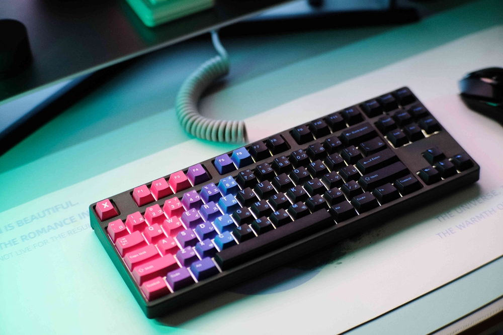 【Keycap Only】Gradient Keycaps PBT Dye Sublimation Keycap for Mechanical Keyboard Cherry mx Switch Key Caps 129 keys