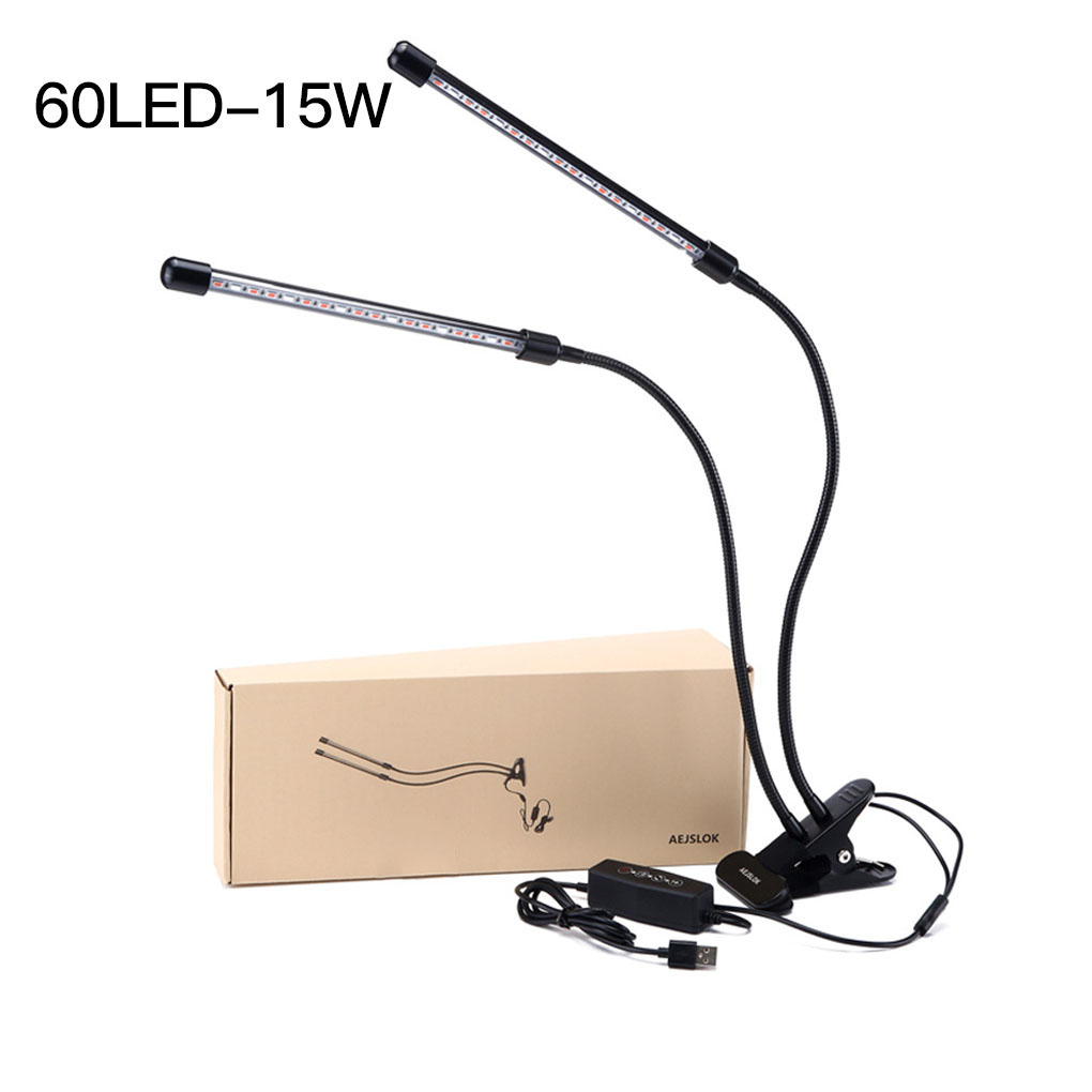 1Pcs Adjustable Led Plant Grow Light Full Spectrum Dc 5V Usb With Clip Grow Lamp