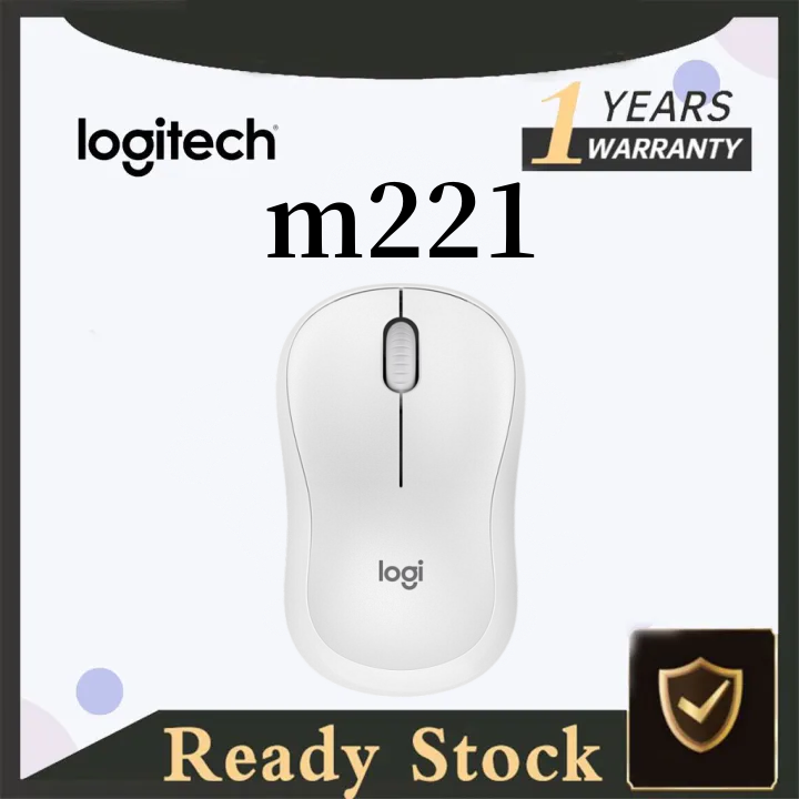 Logitech M221 Mouse Wireless Mouse Silent Mouse with 2.4GHz Optical Ergonomic PC Gaming Mouse for Mac OS