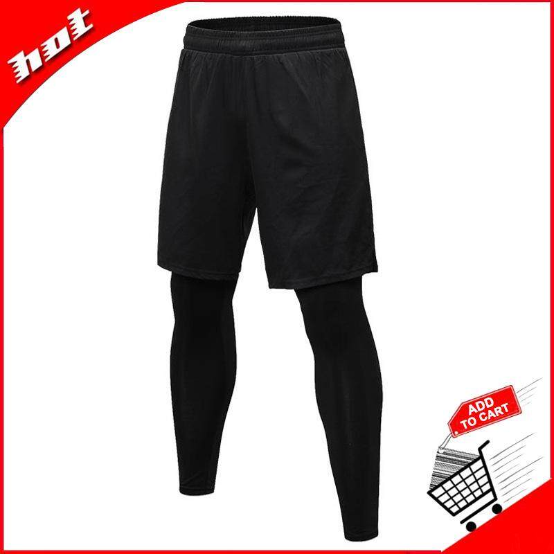 Wjkfgi Fashion Pria Celana Panjang Kebugaran Olahraga Latihan Lari Leisure Elastis Kurus Trousers【ready STOCK-Kualitas Tinggi 】