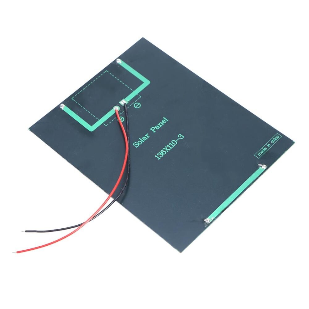 Tấm Năng Lượng Mặt Trời Polysilicon 2W 6V 330mA Tiện Dụng Bộ Pin Tự Làm