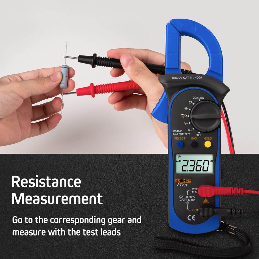 Blesiya St201 Digital Multimeter Clamp Ammeter Transistor Tester Voltage Tester