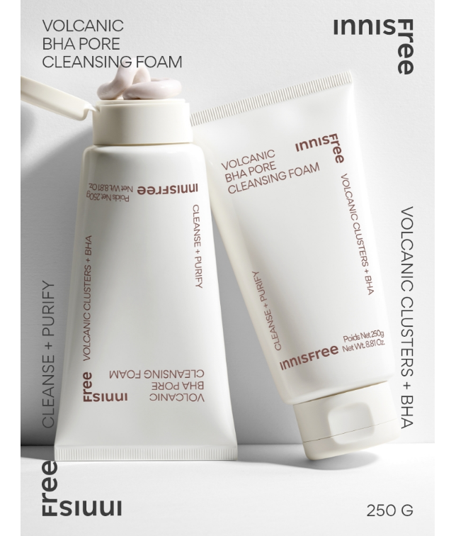 Sữa Rửa Mặt Innisfree Volcanic Pore BHA [Lớn 250G, Nhỏ 150G]