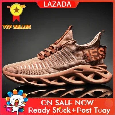 2021 Men's Sports Shoes Lace-up Lightweight Non-slip Casual Shoes Vulcanized Shoes Mesh Shoes Soft Sole Sports Shoes Men's Shoes