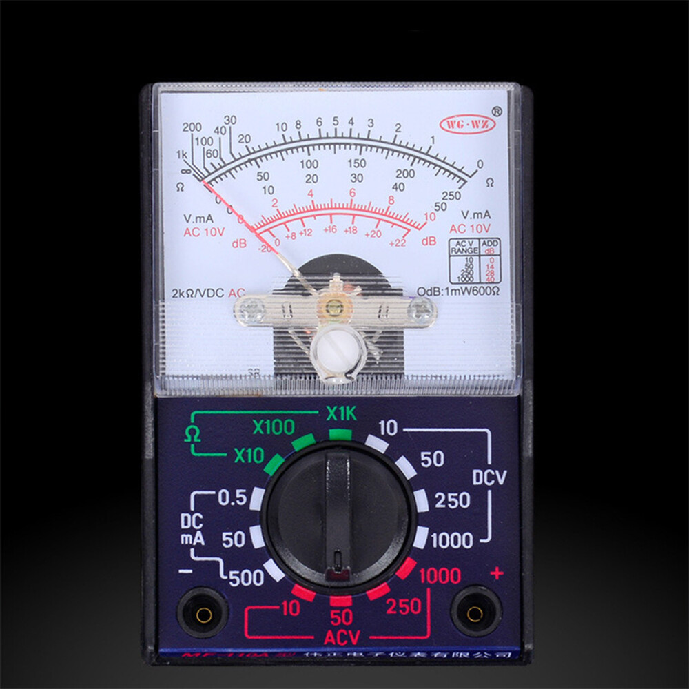 Aideepen Mini MF-110A Electric AC/DC OHM Voltmeter Ammeter Multimeter Meter Multi Tester