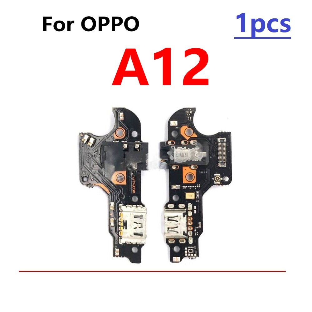 New USB Charger Charging Board Dock Port Connector Flex Cable For OPPO A12 Replacement Parts