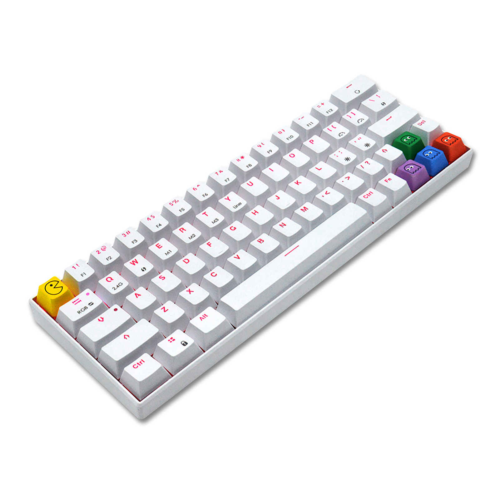 5Pcs Keycaps Comfortable Wear-resistant Ergonomic Non-fading Indeformable Replacement PBT Gaming Keyboard Key Cap for Office PBT Key Caps