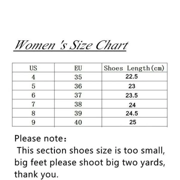 shoe size 35 36 us