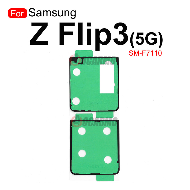 For Samsung Galaxy Z Flip3 5G Back Waterproof Adhesive Rear Cover Sticker Glue SM-F7110 Replacement Parts