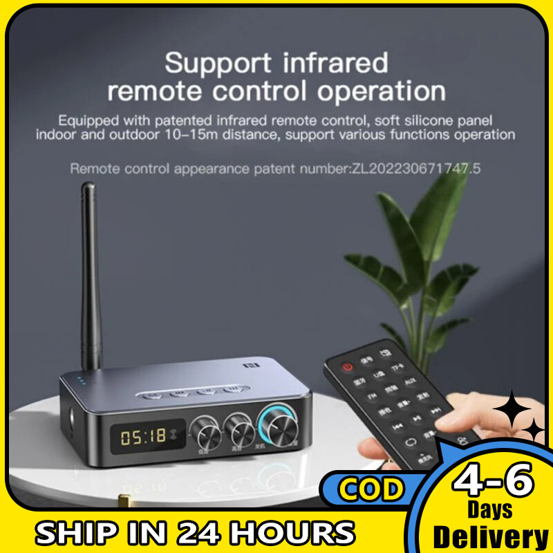 🔥100%Authentic🔥M9 Pro Bluetooth-compatible 5.1 Audio Receiver Transmitter 3.5mm Auxiliary Wireless Music Adapter FM Radio Player【Return within 15 days】
