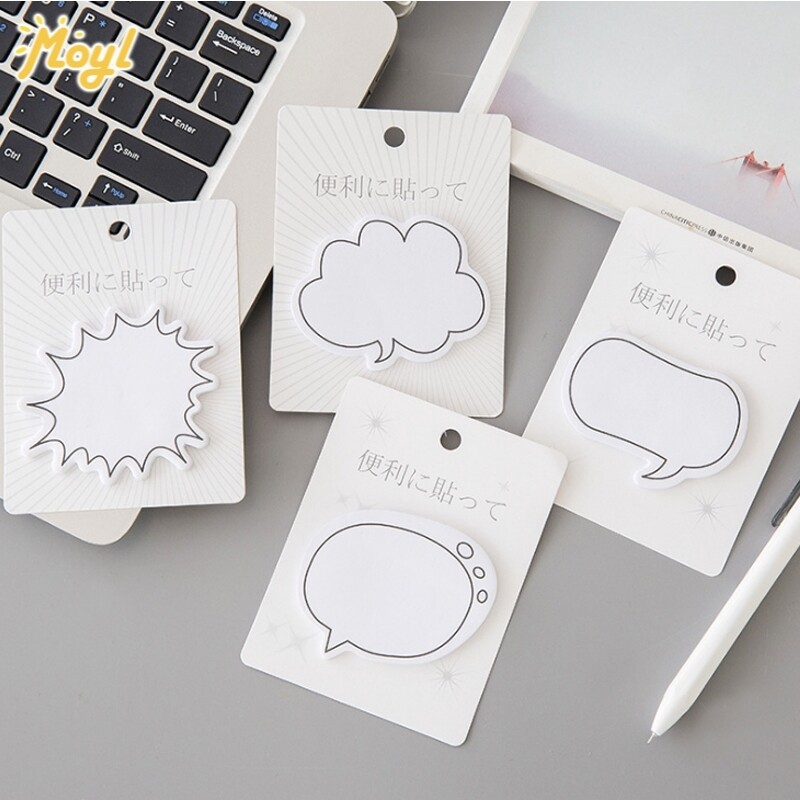 Random 1 Pc Cute Sticky Notes Pad Simple Memo Sticky Note Office Memo Guest Book