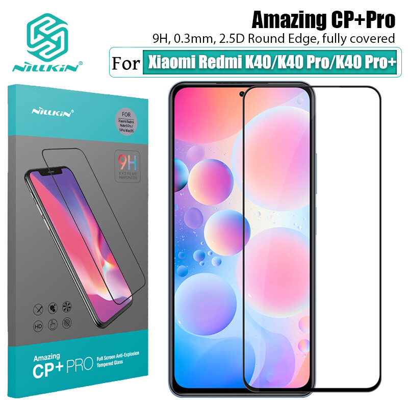 Nillkin for Xiaomi Poco F3 / Redmi K40 / K40 Pro / K40 Pro Plus / Tempered Glass, Amazing CP + Pro Anti-glare Tempered Glass Film Screen Protector