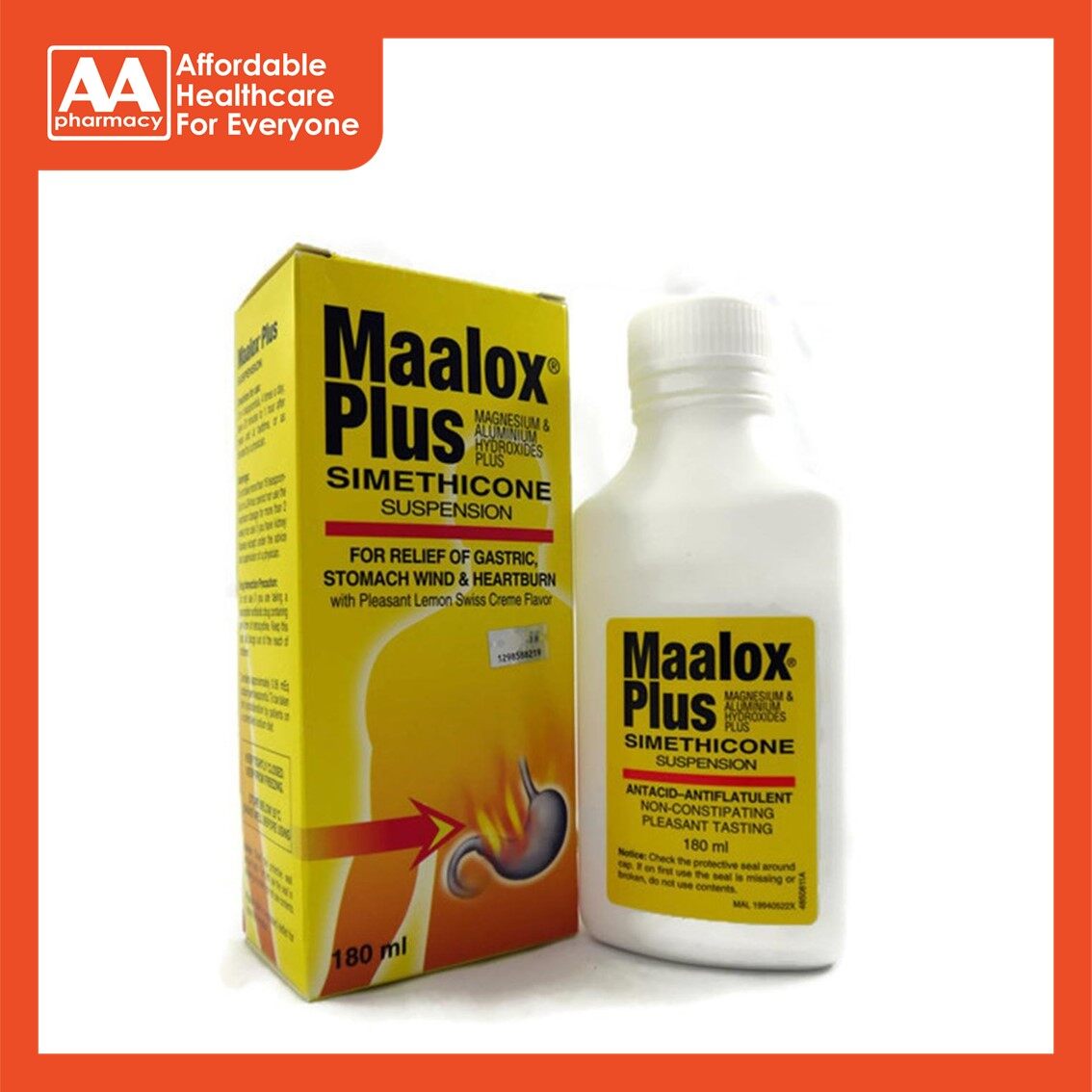 Maalox Plus Suspension 250mL | Lazada