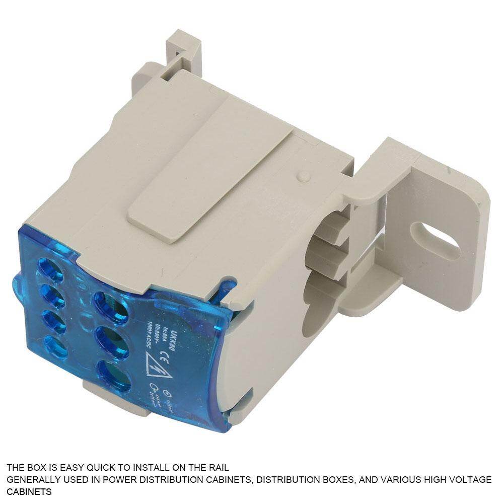 Din Rail Terminal Block Distribution Box Electric Wire Connector Universal Power Junction Box