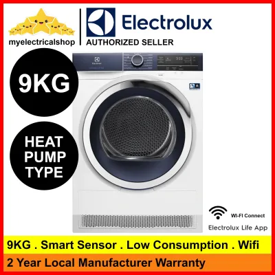 Electrolux Heat Pump Dryer 9kg UltimateCare™ 800 EDH903 / EDH903BEWA ( WIFI Connect )