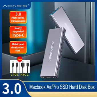 Acasis Usb 3 0 Type C Nvme Ssd Enclosure For Macbook Pro Air14 15 16 A1465a1466a1398a1502 Ssd Only Supports 2280 Size Ssd Lazada Singapore