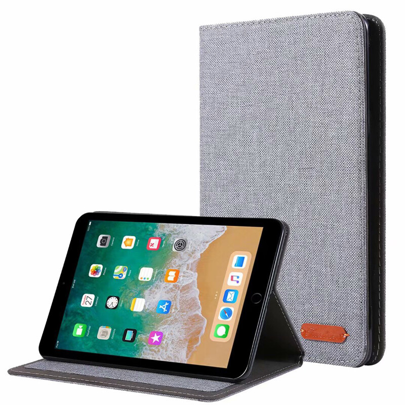 Jean fabric Pattern PU leather case for iPad Mini 2 3 4 5 2019 stand holder protector Mini5 Mini4 Mini3 Mini2 soft cover