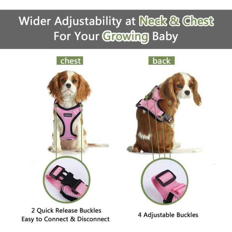 Cát Vest Khai Thác Dây Đeo Cổ Thoát Hiểm Áo Khoác Mèo Điều Chỉnh Được, Với Dải Phản Quang, Độn Vest Cho Chó Mèo Nhỏ Vừa