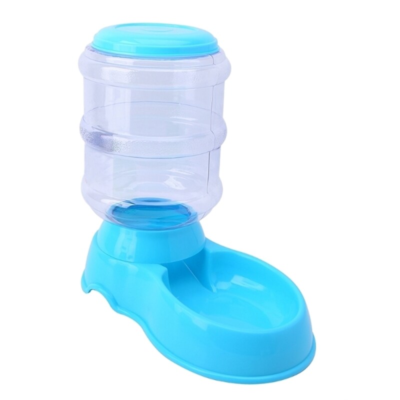 Thức Ăn Vật Nuôi Tự Động Lớn 3.5L Tự Rót Nước Uống Chó Mèo Thức Ăn Thiết Bị Bát Uống Nước (Dụng Cụ Cho Ăn Màu Xanh Nhạt)
