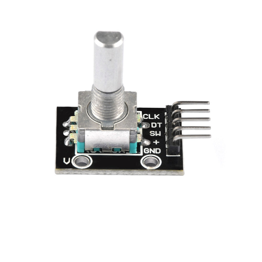 diymore KY-040 Cho Mô-đun Bộ Mã Hóa Quay 360 Độ Mô-đun Cảm Biến Gạch Bảng Phát Triển Công Tắc 5V 5 Chân Có Ren Cho Arduino