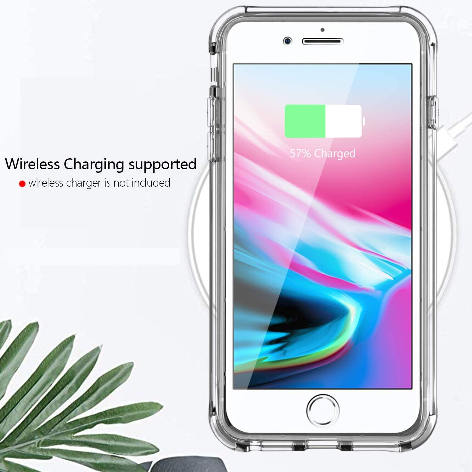 Ốp Bảo Vệ Màn Hình Cho iPhone SE 2020 / iPhone SE2 Ốp Trong Suốt 360 Độ [Trong Suốt] Ốp Bảo Vệ Toàn Bộ Mặt Trước Và Mặt Sau Bằng Silicon Và Nhựa Siêu Mỏng