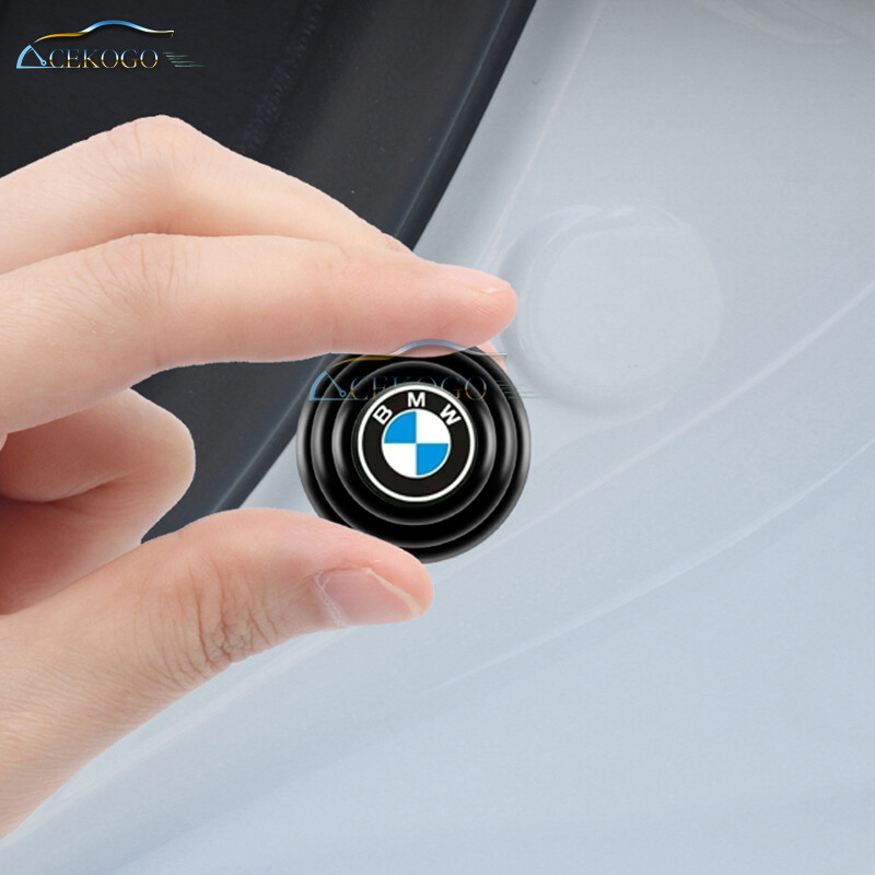 ACEKOGO 4Pcs Bmw Car Door Shock Absorber Cushion Gasket Anti-collision Buffer Luminous Silent Pad Sticker for M3 M4 M5 X6 E30 F10 F20 F30 X1 Accessories