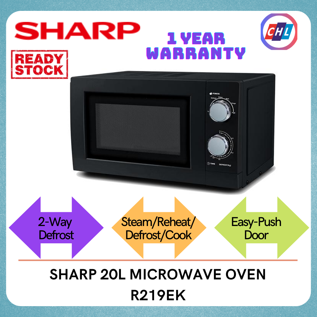 SHARP (READY STOCK) 20L MICROWAVE OVEN R219EK SHARP WARRANTY MALAYSIA