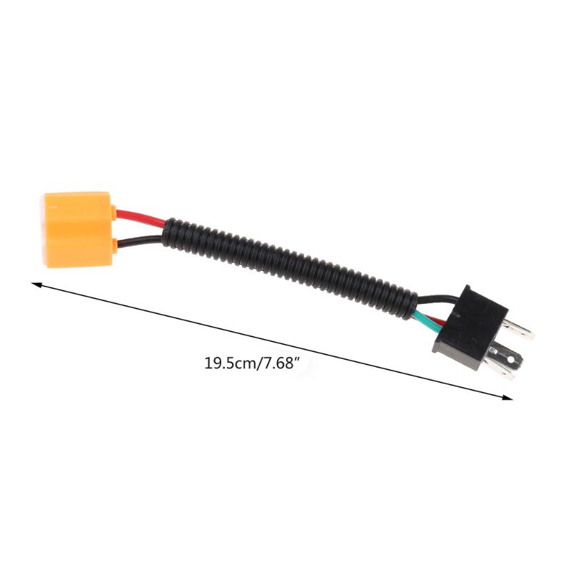 2 Đầu Cắm Dây Gốm H4 9003 Đầu Nối Cáp Đèn Pha Mới