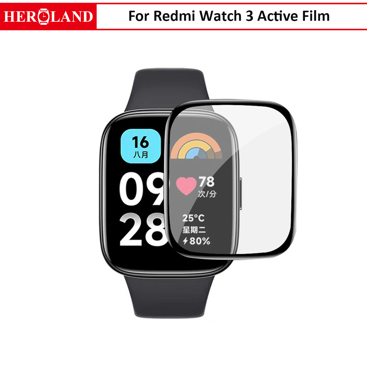 Dành cho Redmi Watch 3 Active Bảo vệ màn hình phim HD