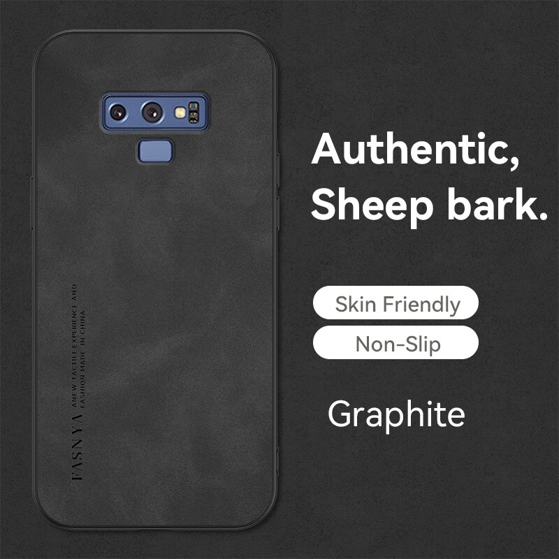 Cho Samsung Galaxy Note 9 trường hợp Samsung note9 TPU mềm mờ chống Sốc Ốp điện thoại kết cấu da Bìa