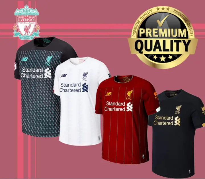 Premium Quality 100 Polyster Material Moisture Wicking Fabric Football Jersey Liverpool Fc Home Football Shirt 19 20 Men Lazada