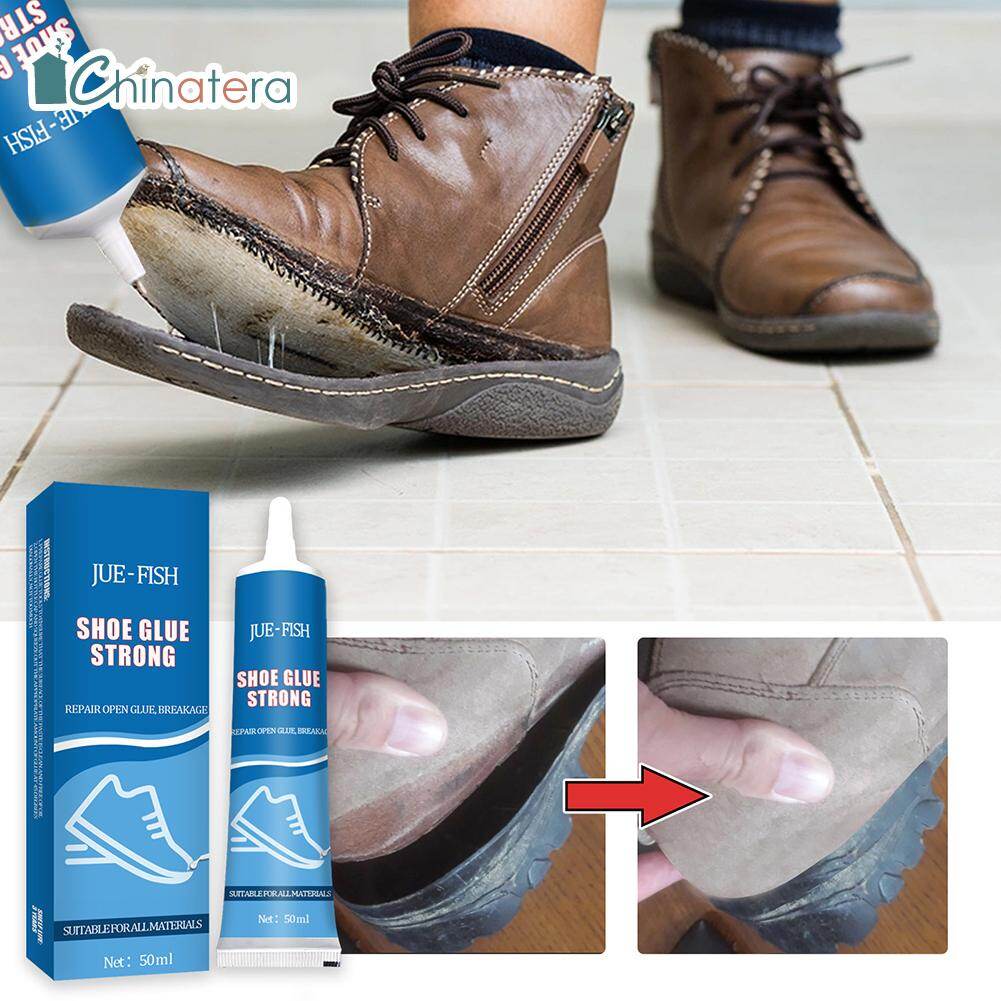 [Chinatera] 50ml Shoe Glue Strong Super Glue Waterproof Universal Shoe Repair Strong Adhesive Worn Shoes Repairing Glue Sneakers Boot Sole Bond Adhesive