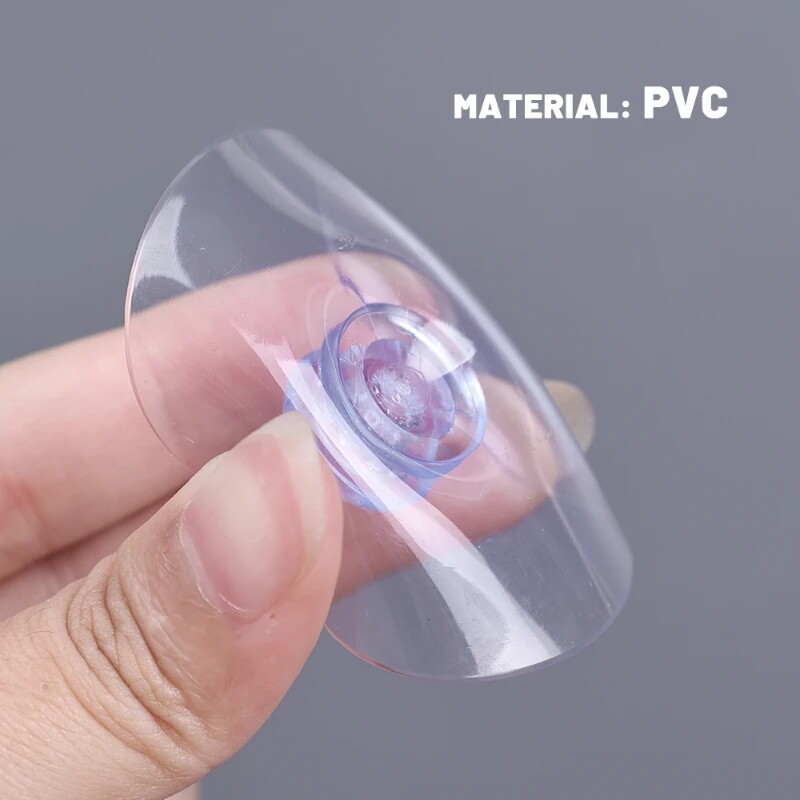 10/1 cái núm hút cao su trong suốt cốc hút Silicone núm hút cao su cốc hút mạnh núm hút cao su tường nhà bếp phòng tắm móc kính cửa sổ cung cấp PVC