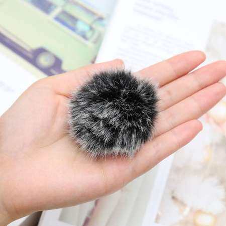 MeiYang Universal หนีบไมโครโฟนแบบไร้สาย Furry กระจกขนสัตว์กระจกรถยนต์กันลม Muff นุ่มสำหรับ SONY RODE BOYA Lapel หนีบไมโครโฟน 5 มิลลิเมตร