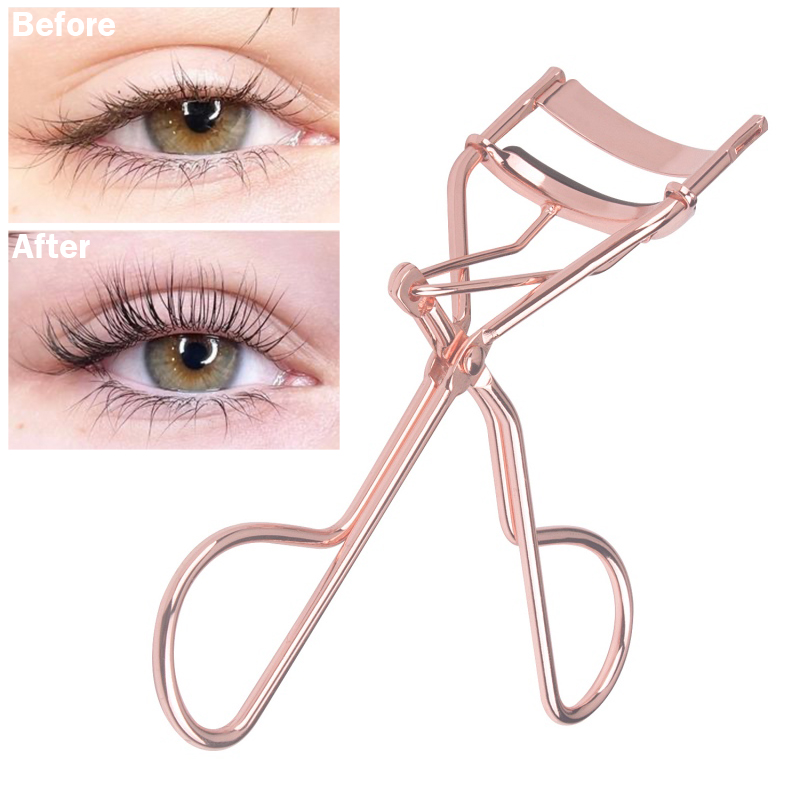makeup tools Eyelash curler wide-angle Partial curling lash curler rubber lashes pad beginners fake false eyelashes aid styling