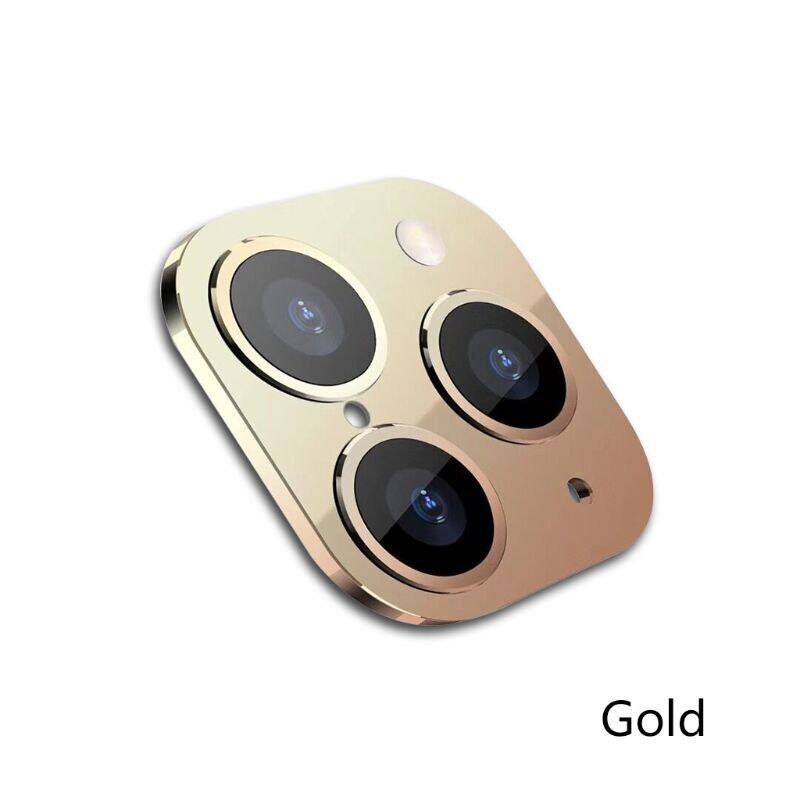 Sang Trọng 5TH Thế Hệ Miếng Dán Ống Kính Máy Ảnh Giây Thay Đổi Cho Iphone 11 Pro Max Kính Bảo Vệ Cho iPhone X XS max Miếng Dán Camera Giả