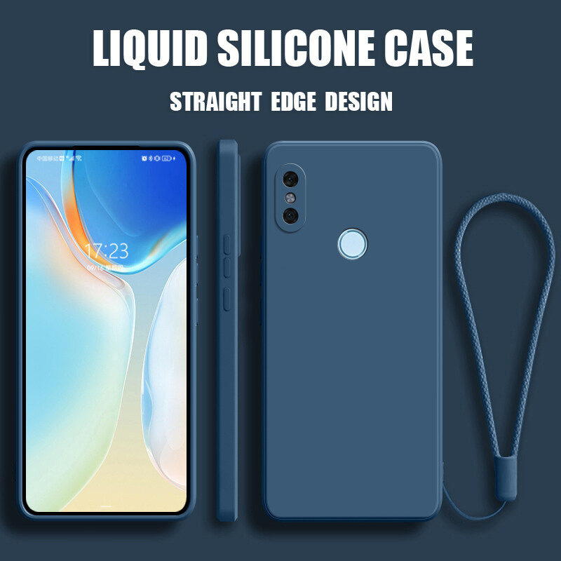 Ốp Lưng điện thoại Redmi Note 5 Pro Ốp Lưng Hình vuông, chất lỏng mềm silicone nguyên bản hình vuông Bảo vệ máy ảnh Vỏ chống va đập Nắp lưng