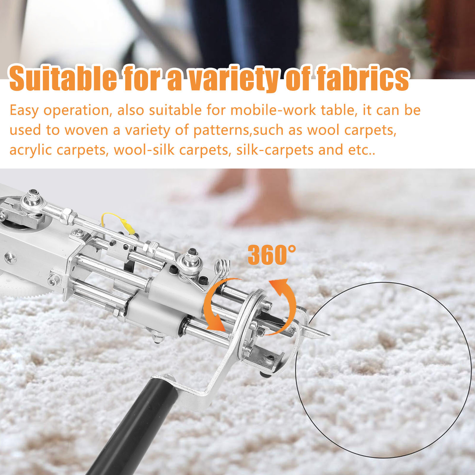 Cảm Biến Thông Minh Thảm Điện Máy Dệt Tufting Thảm Thiết Bị Đổ Xô Chuyên Nghiệp Dụng Cụ Thêu Công Nghiệp Thiết Bị Đan Cọc Vòng