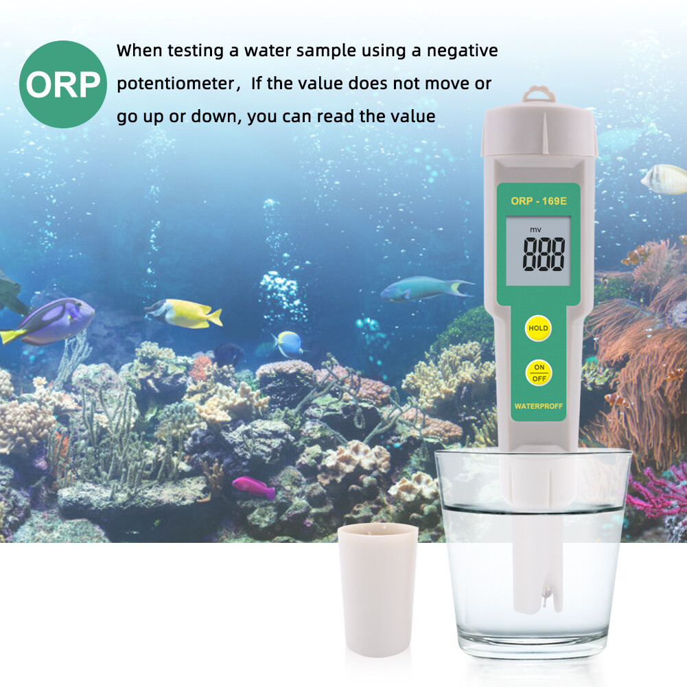 yieryi ORP Meter Redox Potential Tester Negative Potential Pen Tester with calibration