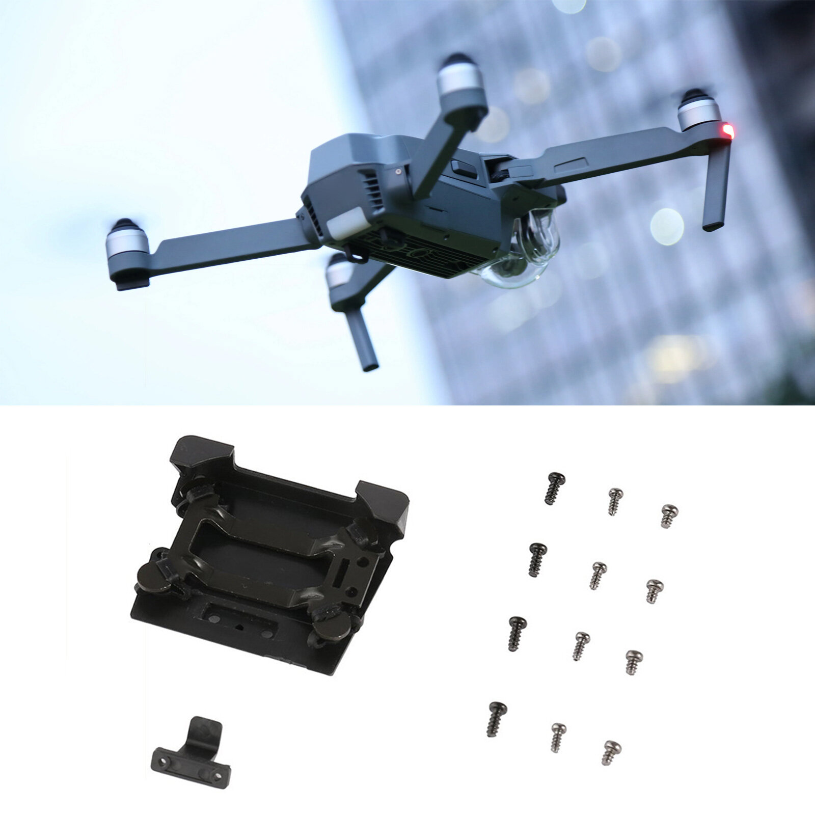 Gimbal Shock Absorber Plate Assembly Vibration-proof Board Shockproof Mount Plate Accessory for Mavic Pro