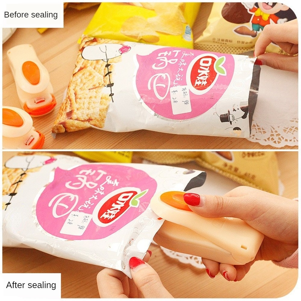 Portable Mini Handheld Holder Electric Heating Snack Sealing Machine Machine Sealed Packaging Plastic Bag Sealed Food Bag Sealer A25