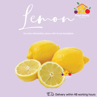 [PBS Pasar Borong Selayang] Fresh Lemon / Buah Lemon (Ready Stock)