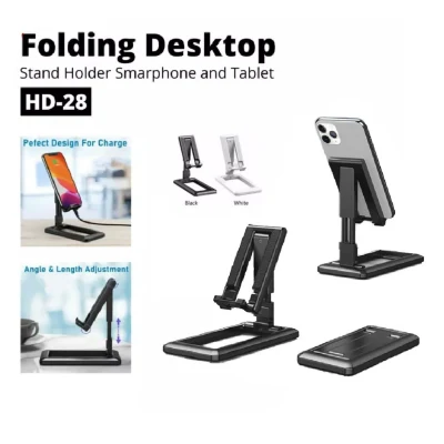 T2 Desktop Bracket Adjustable Phone Holder Stand Table Cell Foldable Extend Support Desk Mobile Phone Holder Stand