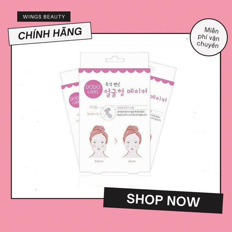 Miếng dán thon gọn mặt DoDo Label - V-line