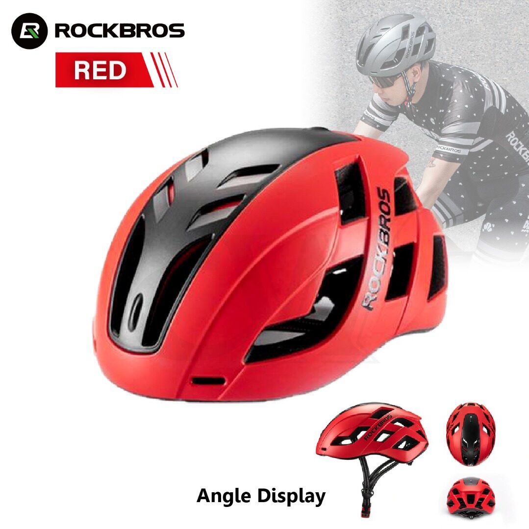 ROCKBROS Cycling Helmet EPS Reflective 3 In 1 MTB Road Bike Men Safety ...