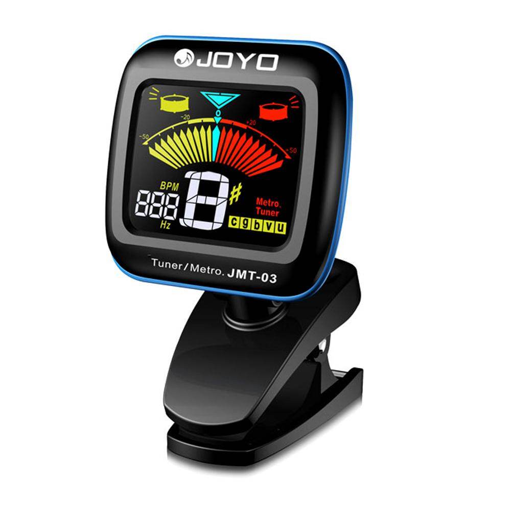 JO-YO JMT-03 Portable Guitar Tuner Metronome Digital Tuner Clip Mic for Chromatic Guitar Bass Ukulele Violin